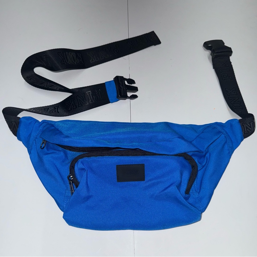 PINK Victoria's Secret Vibrant Blue Waist Bag